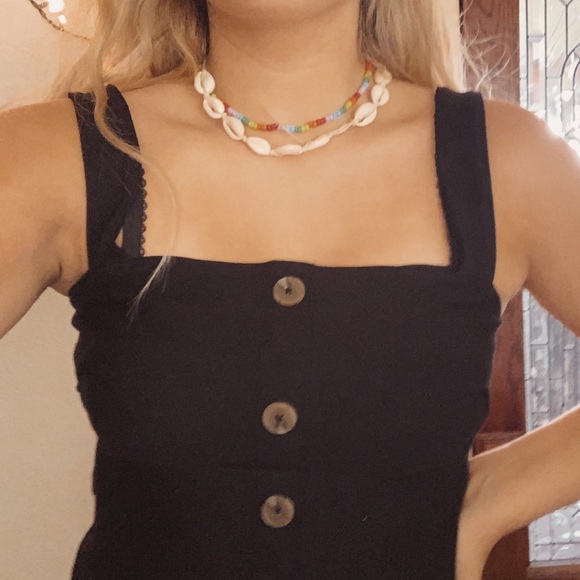 urban outfitters black mini dress - Picture 2 of 3